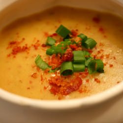 Roasted Garlic Potato Soup