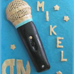 Microphone Cake