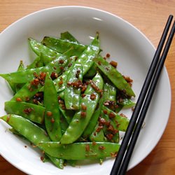 Sichuan-Style Snow Peas