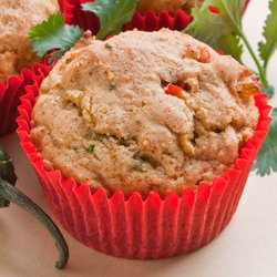 Savory Corn and Pepper Muffins