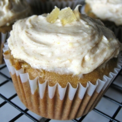 Zucchini Ginger Cupcakes