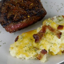 Flat Iron Steaks w/ Twice Baked Taters