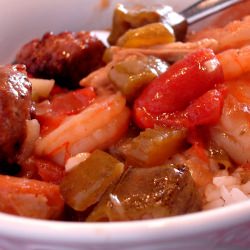 Man Food Sausage & Seafood Gumbo