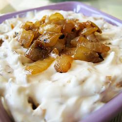 Pan Fried Onion Dip