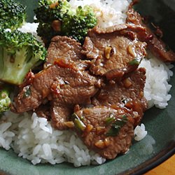 Garlic Lamb Stir-Fry with Broccoli