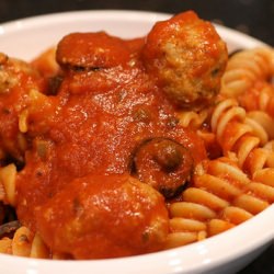 Turkey Meatball Puttanesca