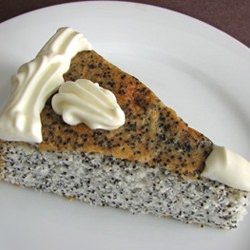 Poppy Seed Cake with Mascarpone