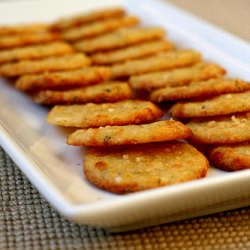 Parmesan Shortbread Rounds