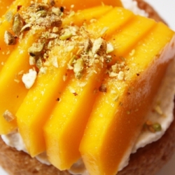 Mango Surprise Baby Cake