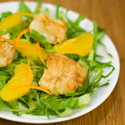 Warm Monkfish & Orange Salad