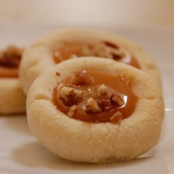 Caramel Thumbprint Cookies