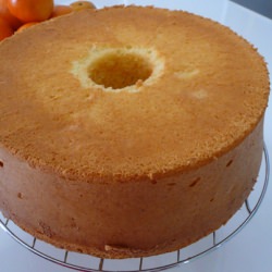 Mandarin Orange Chiffon Cake