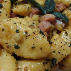 Sweet Potato Gnocchi + Ham & Sage