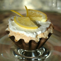 Lemon Angel Food Cupcake