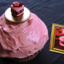 Drunken Ispahan-Inspired Cupcakes