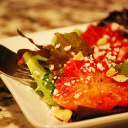 Blood Orange, Feta & Hazelnut Salad