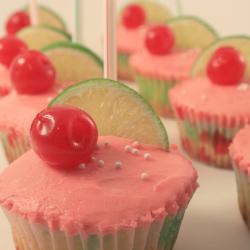 Cherry Limeade Cupcakes