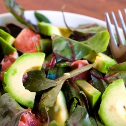 Grapefruit Avocado Spinach Salad