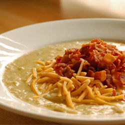 Broccoli Potato Soup with Cheese