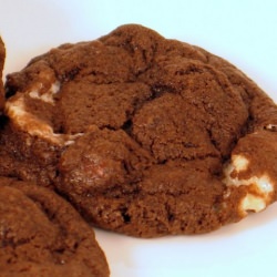 Gooey Double Chocolate Cookies