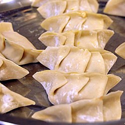 Wrapping and Pan-frying Dumplings