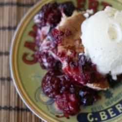 Mixed Berry Almond Cobbler