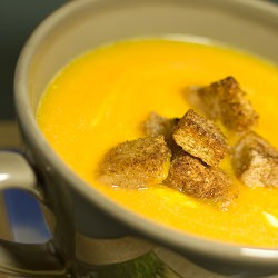 Butternut Squash Soup with Cinnamon