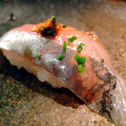 Aji/Spanish Mackerel Nigiri Sushi