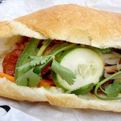 BBQ Pork Banh Mi Sandwich