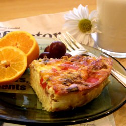 Sweet Italian Sausage Quiche