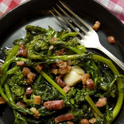 Broccoli Rabe With Smoked Pancetta