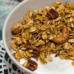 Maple Syrup Granola with Nuts