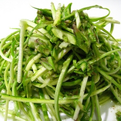 Raw Asparagus Salad