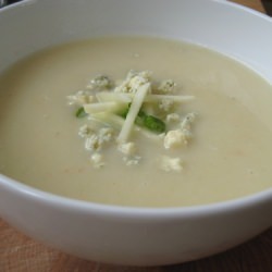 Celery Root Apple Blue Cheese Soup