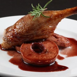 Roasted Duck with Apples