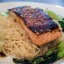 Soy Glazed Salmon with Bok Choy