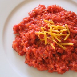 Beet and Cheddar Risotto