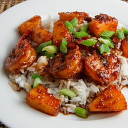 Shrimp and Pineapple Teriyaki