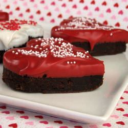 Chocolate-Dipped Brownies