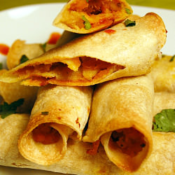 Kabocha Squash Taquitos