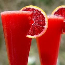 Bubbly Blood Orange Cocktail