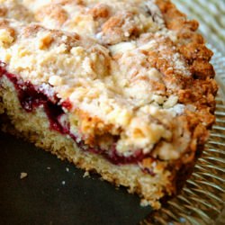 Raspberry Ripple Tea Cake