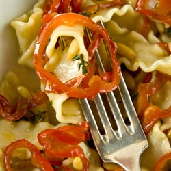 Pasta With Red Peppers