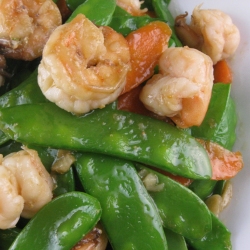 Stir-fry Snow Pea with Shrimp