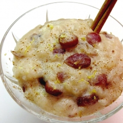 Cranberry and Lemon Rice Pudding