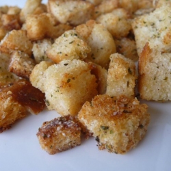 Sourdough Garlic-Herb Croutons