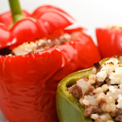 Mediterranean-Style Stuffed Peppers