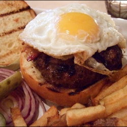 Fried Egg Capped Burger