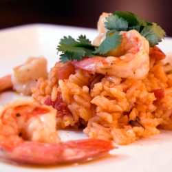 Margarita Shrimp with Spanish Rice