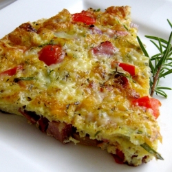 Ham and Vegetable Frittata